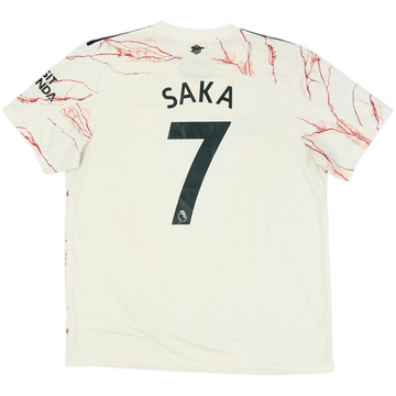 2020-21 Arsenal Away Shirt Saka #7 - 6/10 - (XL)