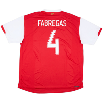 2006-08 Arsenal Home Shirt Fabregas #4 - 9/10 - (XXL)