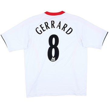2005-06 Liverpool Away Shirt Gerrard #8 - 8/10 - (L)