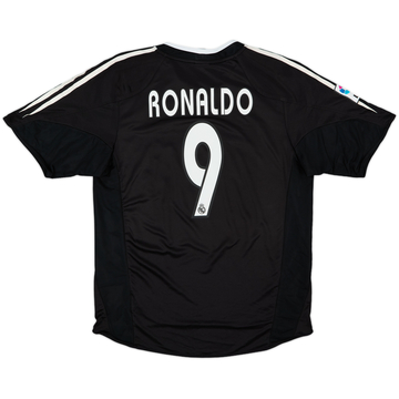2004-05 Real Madrid Away Shirt Ronaldo #9 - 8/10 - (M)