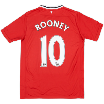 2011-12 Manchester United Home Shirt Rooney #10 - 6/10 - (XL.Boys)