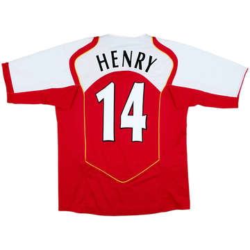 2004-05 Arsenal Home Shirt Henry #14 - 8/10 - (L)