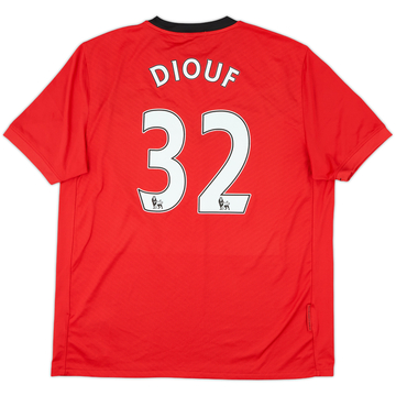 2009-10 Manchester United Home Shirt Diouf #32 - 10/10 - (XL)