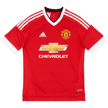 2015-16 Manchester United Home Shirt - 8/10 - (XL.Boys)