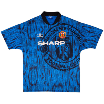 1992-93 Manchester United Away Shirt - 8/10 - (XL)