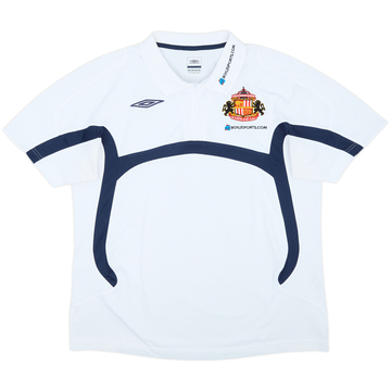 2007-08 Sunderland Umbro 1/4 Zip Polo Shirt - 9/10 - (L)