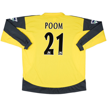 1999-00 Derby County Match Issue GK Shirt Poom #21