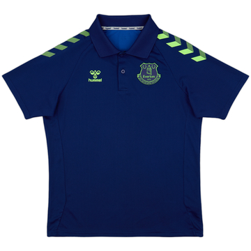 2021-22 Everton Hummel Polo Shirt - 9/10 - (L)