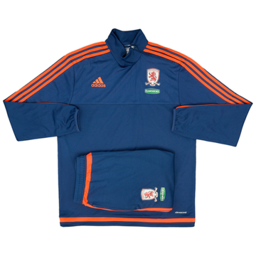 2015-16 Middlesbrough adidas Tracksuit - 9/10 - (M)