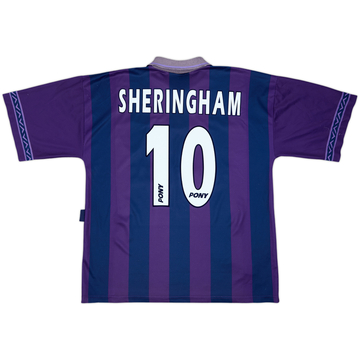 1995-97 Tottenham Away Shirt Sheringham #10 - 6/10 - (XL)
