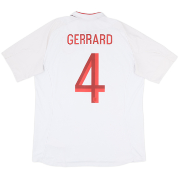 2012-13 England Home Shirt Gerrard #4 - 6/10 - (L)