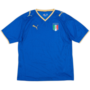 2007-08 Italy Home Shirt - 10/10 - (XL.Boys)