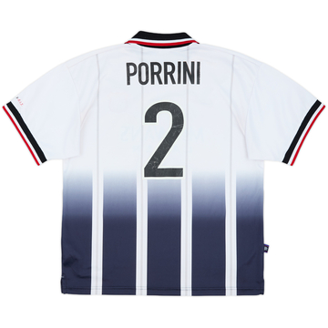 1997-99 Rangers Away Shirt Porrini #2 - 7/10 - (L)