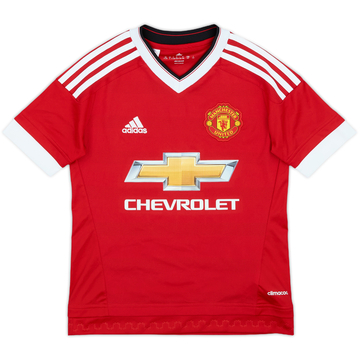 2015-16 Manchester United Home Shirt - 9/10 - (S.Boys)