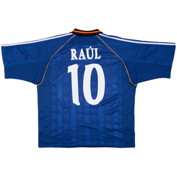 1999-00 Spain Away Shirt Raul #10 - 10/10 - (XL)