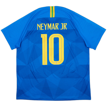 2018-19 Brazil Away Shirt Neymar Jr #10 - 10/10 - (XL)