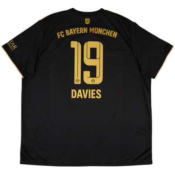 2021-22 Bayern Munich Away Shirt Davies #19 - 10/10 - (3XL)