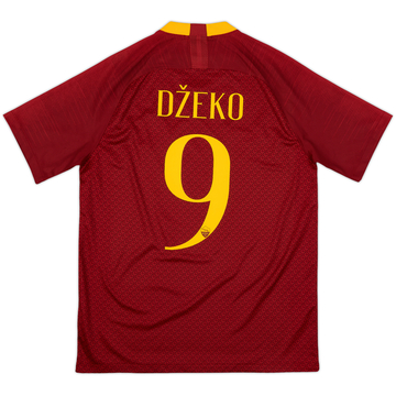 2018-19 Roma Home Shirt Dzeko #9 - 10/10 - (M)