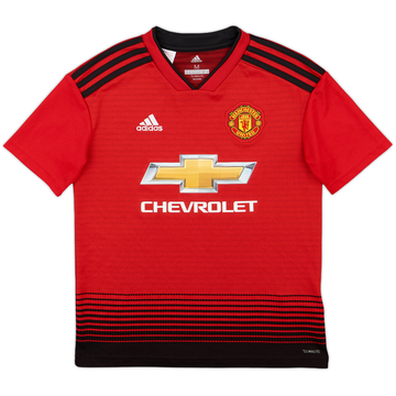 2018-19 Manchester United Home Shirt - 9/10 - (M.Boys)