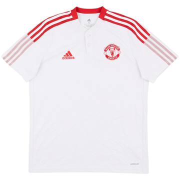 2021-22 Manchester United adidas Polo Shirt - 7/10 - (M)