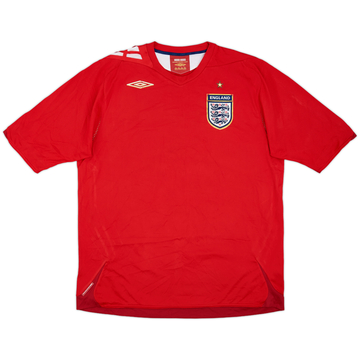 2006-08 England Away Shirt - 5/10 - (XL)