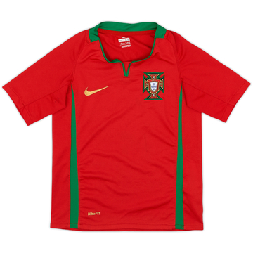 2008-10 Portugal Home Shirt - 9/10 - (6-8 Years)