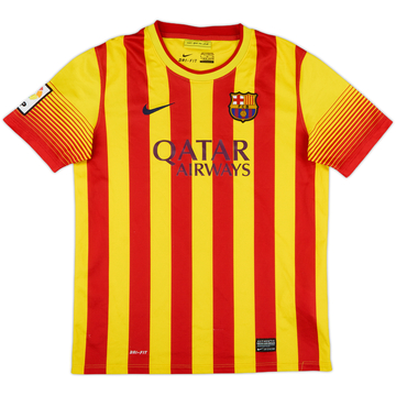 2013-15 Barcelona Away Shirt - 7/10 - (XL.Boys)