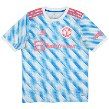 2021-22 Manchester United Away Shirt - 5/10 - (XL.Boys)
