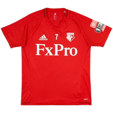 2017-18 Watford Player Issue adidas Training Shirt #7 - 6/10 - (M)