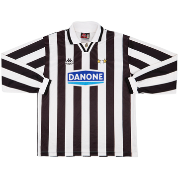 1994-95 Juventus Home L/S Shirt - 5/10 - (XL)