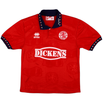 1994-95 Middlesbrough Home Shirt - 8/10 - (XL.Boys)