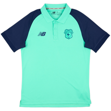 2023-24 Cardiff City New Balance Polo Shirt - 7/10 - (S)