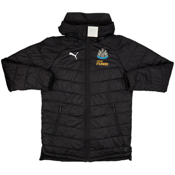 2019-20 Newcastle United Puma Hooded Padded Bench Coat (M)