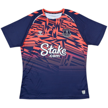 2023-24 Everton Hummel Pre Match Shirt - 8/10 - (XXL)