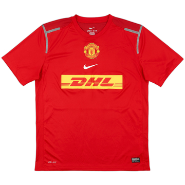 2012-13 Manchester United Player Issue Nike Training Shirt - 8/10 - (L)