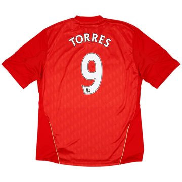 2010-12 Liverpool Home Shirt Torres #9 - 5/10 - (XL)