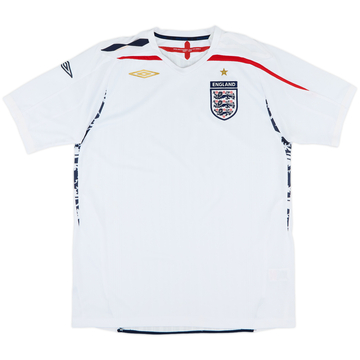 2007-09 England Home Shirt - 4/10 - (L)