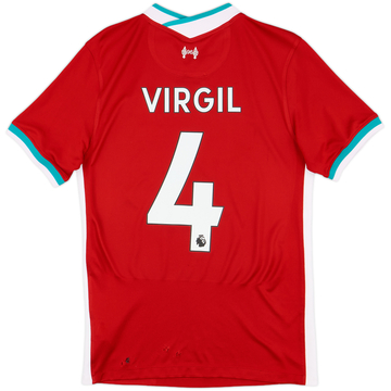 2020-21 Liverpool Home Shirt Virgil #4 - 5/10 - (S)