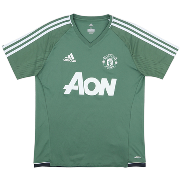 2017-18 Manchester United adidas Training Shirt - 9/10 - (M)