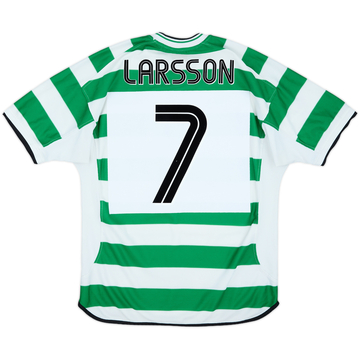 2001-03 Celtic Home Shirt Larsson #7 - 5/10 - (L)