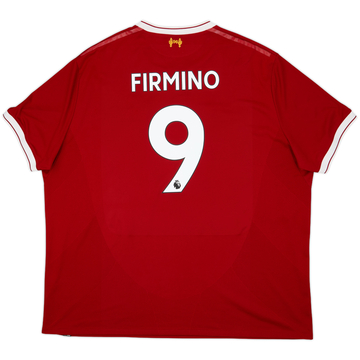 2017-18 Liverpool 125 Years Home Shirt Firmino #9 - 7/10 - (3XL)