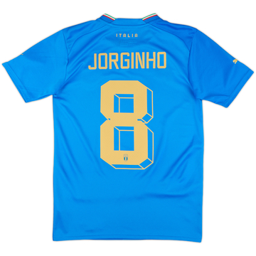 2022-23 Italy Home Shirt Jorginho #8 - 9/10 - (XS)