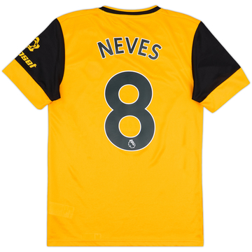 2019-20 Wolves Home Shirt Neves #8 - 9/10 - (XS)