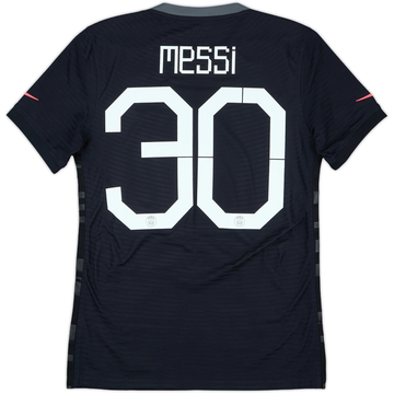 2021-22 Paris Saint-Germain Authentic Third Shirt Messi #30 - 10/10 - (S)