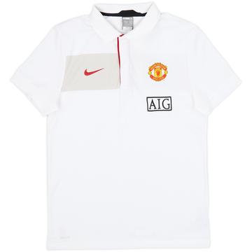 2009-10 Manchester United Nike Polo Shirt - 9/10 - (M)