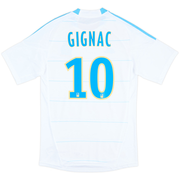 2010-11 Olympique Marseille Home Shirt Gignac #10 - 10/10 - (S)