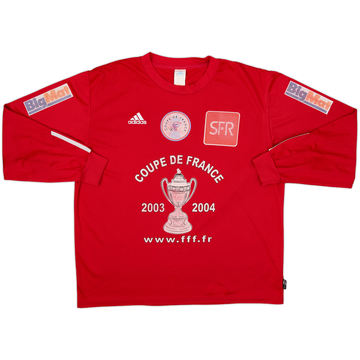 2003-04 Coupe de France L/S Shirt #4 - 8/10 - (XL)