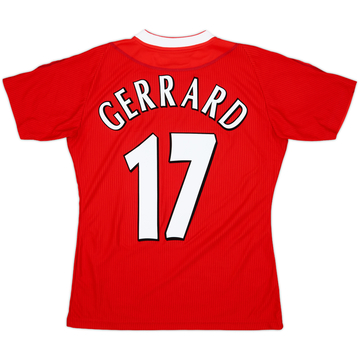 2002-04 Liverpool Home Shirt Gerrard #17 - 10/10 - (Women's M)