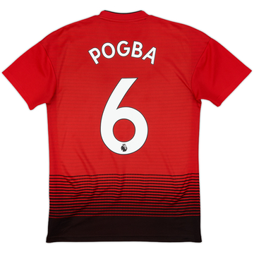 2018-19 Manchester United Home Shirt Pogba #6 - 8/10 - (XS)