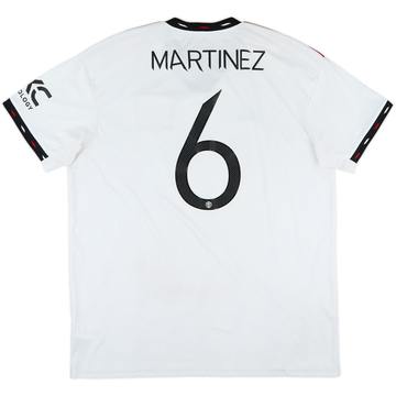 2022-23 Manchester United Away Shirt Martinez #6 - 7/10 - (XL)